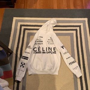 Sponsorship luxury/designer logo hoodie